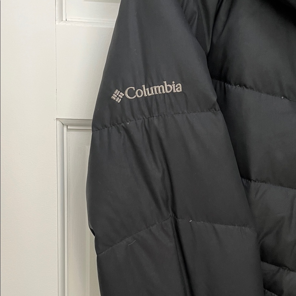 Columbia Black Duck Down Feathers Outdoor Winter Jacket - Size Large - Picture 10 of 16
